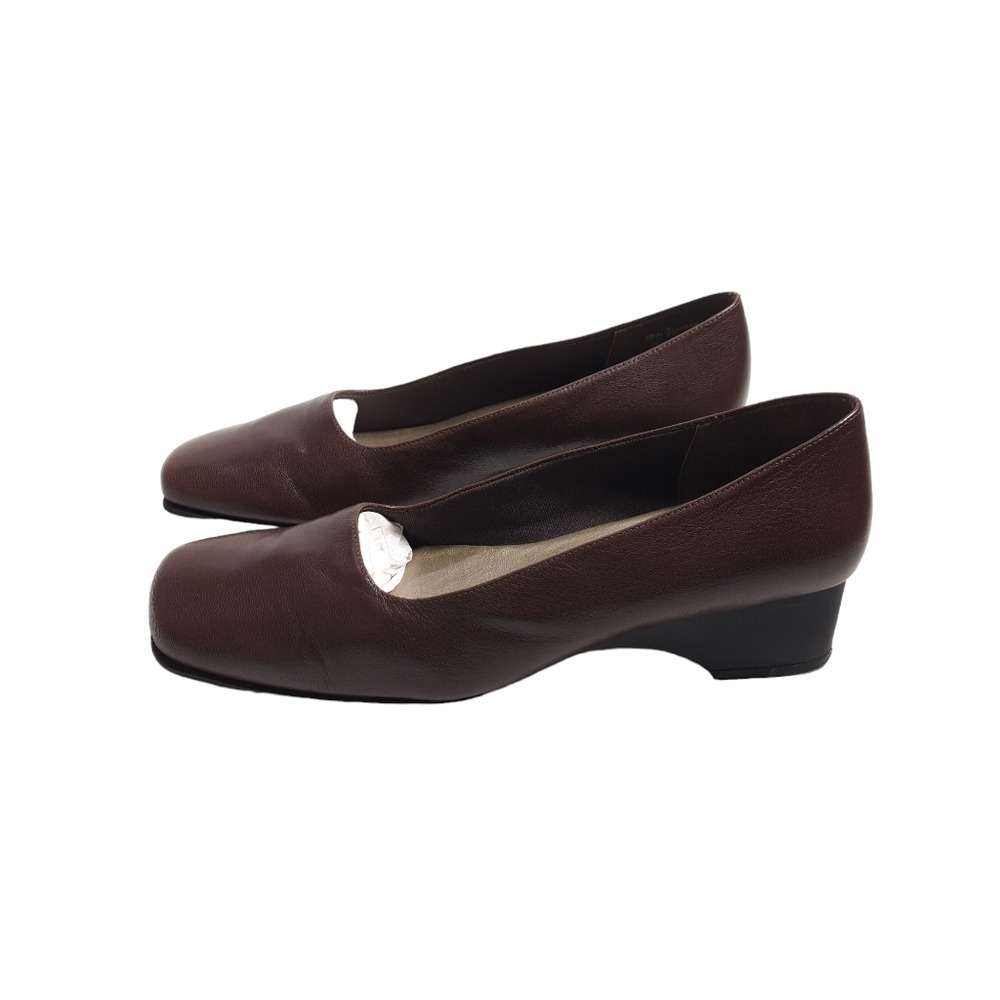 Easy‎ Spirit Anti-Gravity Women's Size 8 1/2 Brown Leather Drees Shoes Y2K 90s - Picture 3 of 15